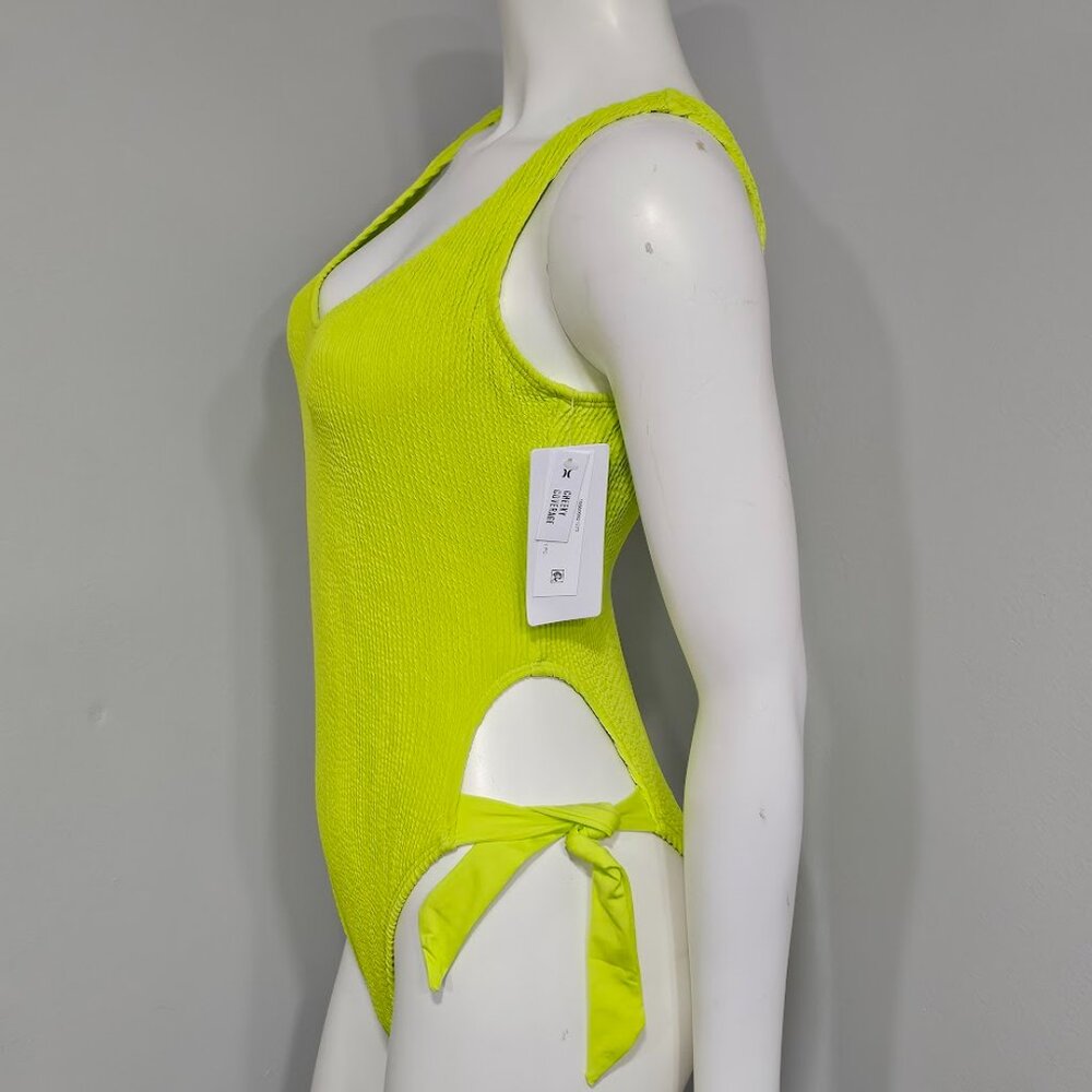 Hurley  Solid Scrunch One-Piece Swimsuit - Picture 3 of 11